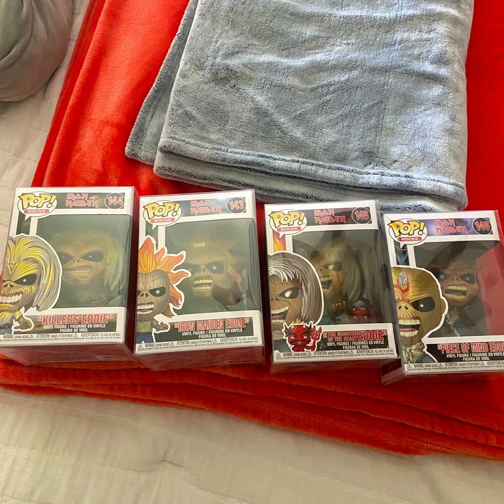Funko pop Iron Maiden bundle of 4